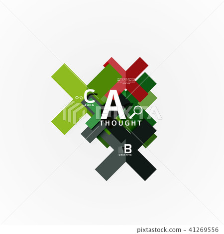 Geometric design abstract option infographics Geometric design abstract option infographics 41269556
