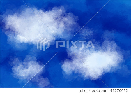 夏天天空背景例證 41270652