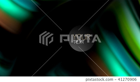 Abstract wave lines fluid rainbow style color stripes on black background. Artistic illustration for Abstract wave lines fluid rainbow style color stripes on black background. Artistic illustration for 41270906