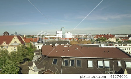 Aerial view of old residential buildings in Leipzig, Germany Aerial view of old residential buildings in Leipzig, Germany 41274091