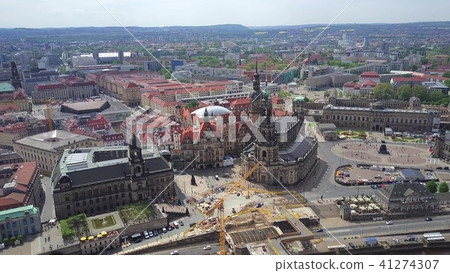 Aerial view of central Dresden, Germany Aerial view of central Dresden, Germany 41274307