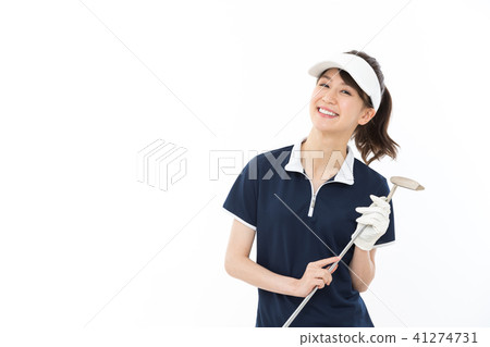 年輕的女士高爾夫 年輕的女士高爾夫 41274731