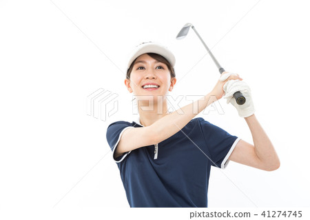 年輕的女士高爾夫 年輕的女士高爾夫 41274745