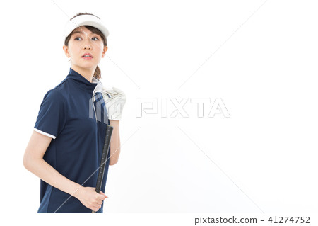 Young lady golf 41274752