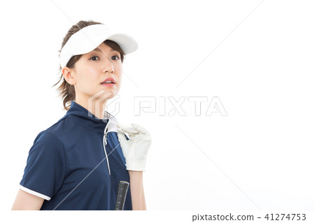 Young lady golf 41274753