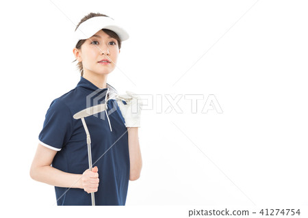 Young lady golf Young lady golf 41274754