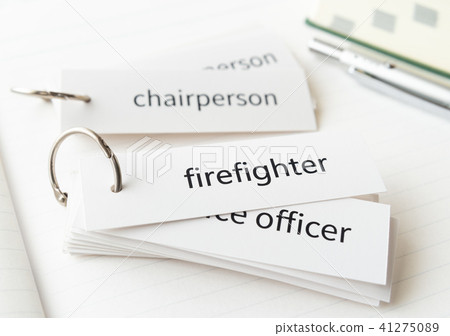 單詞卡英語政治正確性就業機會中性術語術語 照片素材 圖片 圖庫