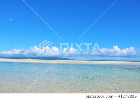 沖繩竹富島的藍色大海 41278829