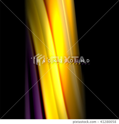 Fluid mixing colors vector wave abstract background design. Colorful mesh waves Fluid mixing colors vector wave abstract background design. Colorful mesh waves 41280058