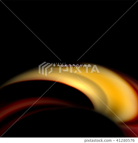 Fluid mixing colors vector wave abstract background design. Colorful mesh waves 41280576