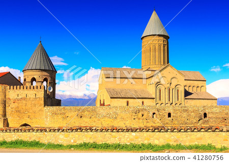 Alaverdi orthodox monastery in Kakhetia, Georgia 41280756