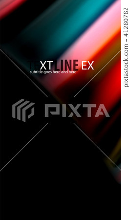 Blur color wave lines abstract background 41280782