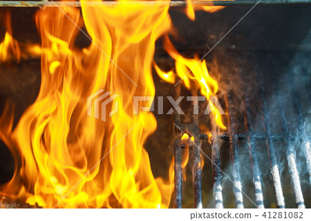 three burning billets in hot stove three burning billets in hot stove 41281082