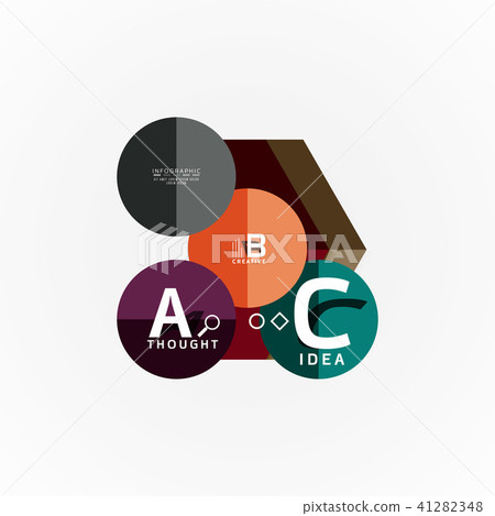 Vector infographic options banner, paper style design Vector infographic options banner, paper style design 41282348