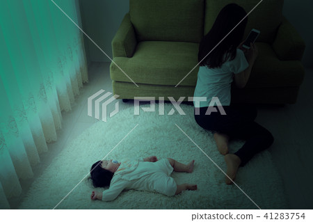 Neglect, abandoning child abduction, abuse, exhausting, baby, mother, parent 41283754