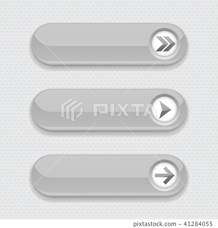 Gray interface buttons with arrows Gray interface buttons with arrows 41284055