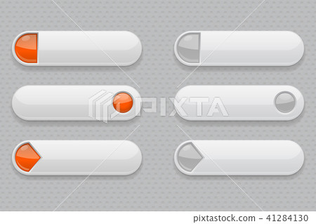Web buttons. White 3d icons Web buttons. White 3d icons 41284130