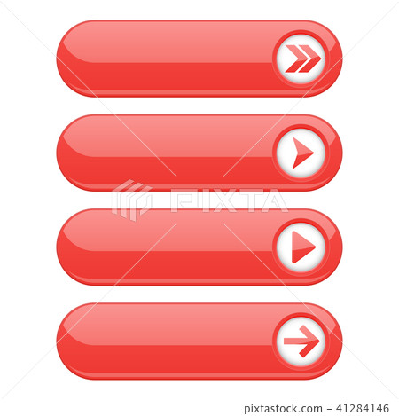 Red interface buttons with arrows 41284146
