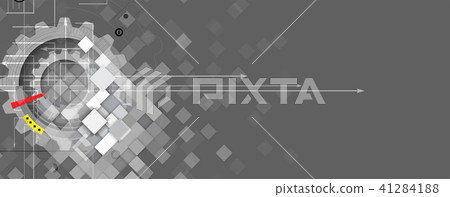 Artificial intelligence. Technology web background Artificial intelligence. Technology web background 41284188