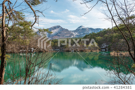 Goshikinuma and Mt. Bandai 41284381