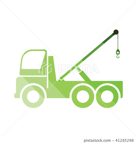 Car towing truck icon Car towing truck icon 41285298