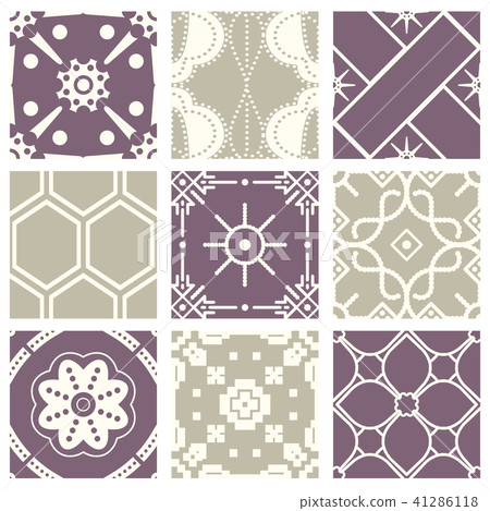 Classic vintage elegant violet seamless pattern 41286118