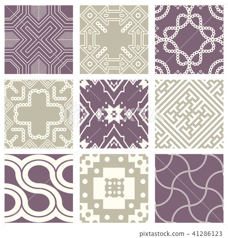 Classic vintage elegant violet seamless pattern 41286123