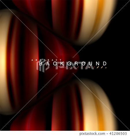 Fluid mixing colors vector wave abstract background design. Colorful mesh waves 41286503