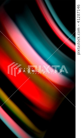 Blur color wave lines abstract background Blur color wave lines abstract background 41287146