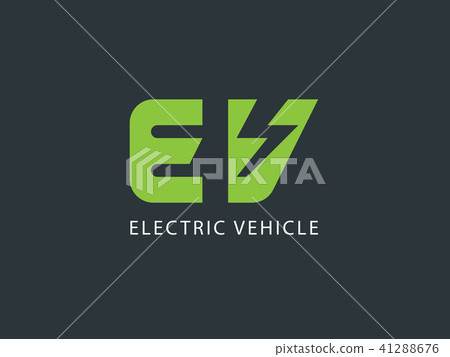 Electric vehicle logo design template 41288676