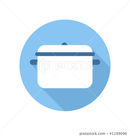 Pan Saucepan Icon. Kitchen Pot Equipment. Sign and Symbol. 41289096