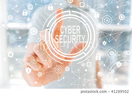 Cyber Security with young man Cyber Security with young man 41289502