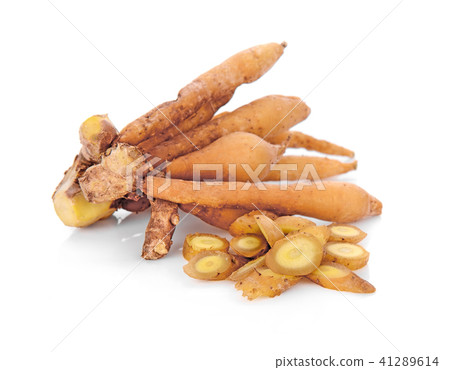 Fingerroot group isolated on white background 41289614