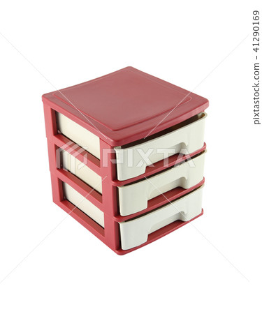 Drawers cabinet closed on white background. Drawers cabinet closed on white background. 41290169