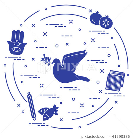 Jewish symbols Jewish symbols 41290386