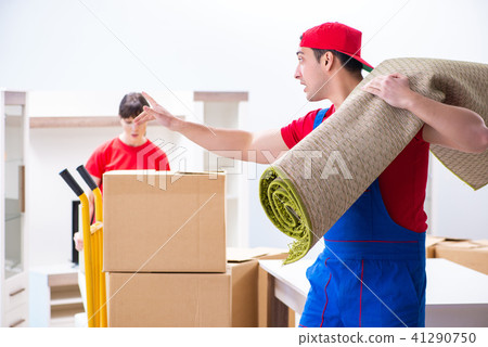 Professional movers doing home relocation Professional movers doing home relocation 41290750