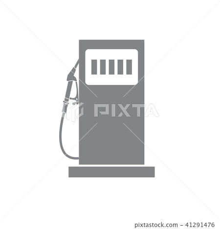 Stylized icon of the gas station 41291476