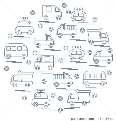 baby cars arranged in a circle baby cars arranged in a circle 41291640