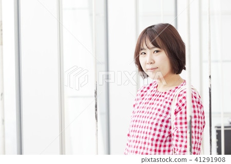 年輕的女人，觀測所，觀光，觀光，遊客，旅行者，旅行，塔，東京，日本 41291908