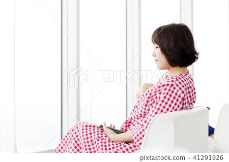 年輕的女人，觀測所，觀光，觀光，遊客，旅行者，旅行，塔，東京，日本 41291926