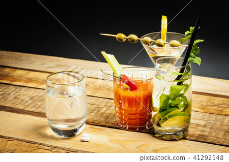 martini and bloody mary drink and water and hangover pills martini and bloody mary drink and water and hangover pills 41292148