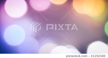 Unfocused Colorful festive lights background 41292480