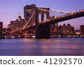 布魯克林大橋和曼哈頓夜視圖 41292570