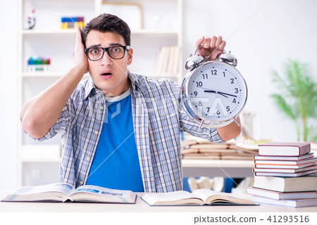 Medical student preparing for exams Medical student preparing for exams 41293516