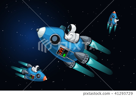 space ships in deep space 41293729