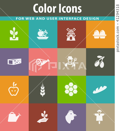 Agriculture and farming icons set Agriculture and farming icons set 41294318