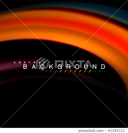 Fluid mixing colors vector wave abstract background design. Colorful mesh waves Fluid mixing colors vector wave abstract background design. Colorful mesh waves 41295311