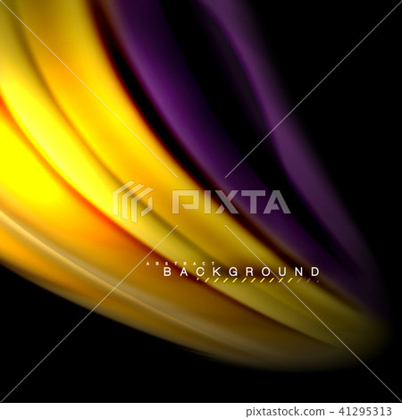 Fluid mixing colors vector wave abstract background design. Colorful mesh waves Fluid mixing colors vector wave abstract background design. Colorful mesh waves 41295313