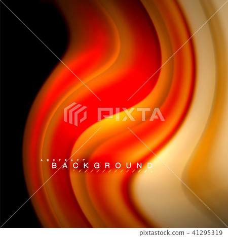 Fluid mixing colors vector wave abstract background design. Colorful mesh waves Fluid mixing colors vector wave abstract background design. Colorful mesh waves 41295319
