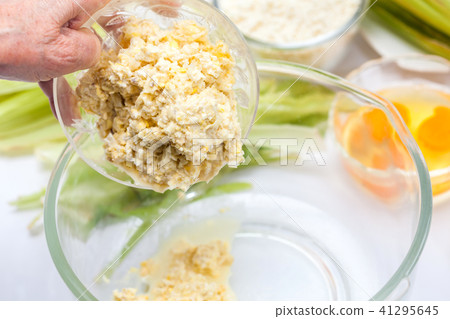 Colombian Sweet Corn Wrap Preparation 41295645
